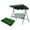 Green&nbsp;GN, variant on Xecvkr Garden Seat Replacement Double Cloth Top Outdoor Patio Swing Canopy Waterproof Sun Protection Easy Install 55.9x47.2x7.1in 1pc