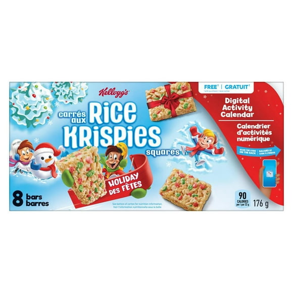 Barres Carrés aux Rice Krispies® des fêtes, 176 g Originale