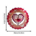 thumbnail image 3 of Flower Hummingbird 3-D Metal Wind Rotation Wind Chime Garden Garden Decoration Wind Rotation Hanging Ornament, 3 of 7