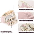 thumbnail image 2 of Estuche para lápices duradero de gran capacidad, estuche para lápices con compartimento multifuncional, estuche para lápices para niñas de papelería para estudiantes (rosa crema), 2 of 5