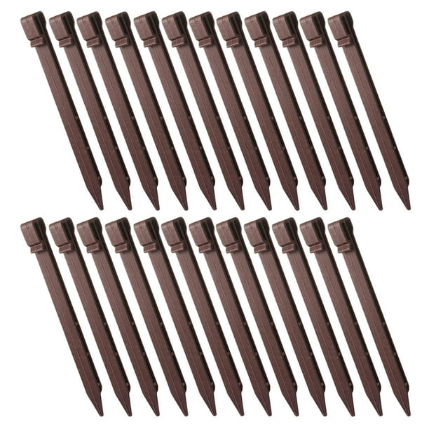 Plastic ground stakes 30Pcs Plastic Ground Stakes Garden Landscape