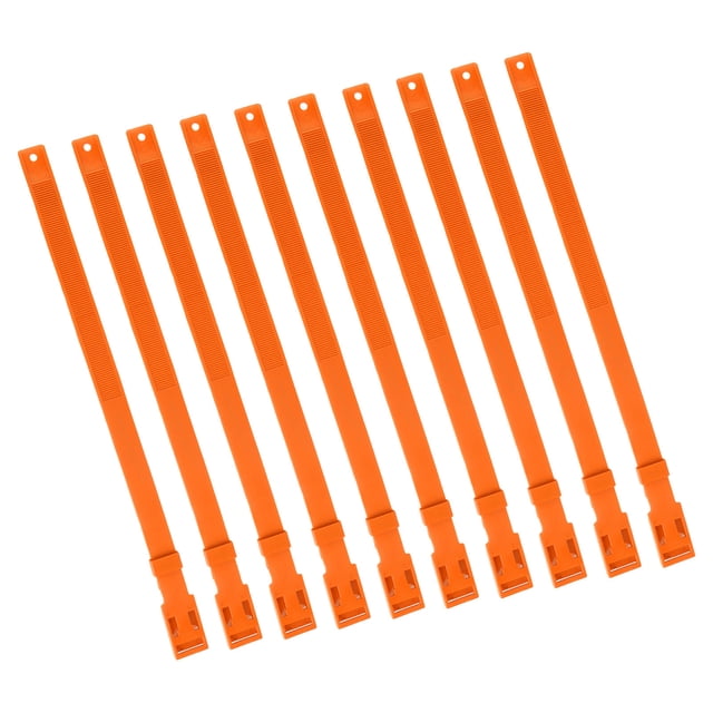 10Pcs Goat Collars, 23.2in Sheep Identification Bands Livestock Marking Rings For Small Farm Animal Goat Sheep