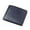 Black, variant on Fashion ID Short Wallet Women Men Leather Purse Multiple Card Slots Clutch Bag Phone Wallet