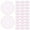Pink, variant on Miangastore 100pcs Translucent Bingo Markers Bingo Supplies Plastic Bingo Counting Chips Game Counting Chips