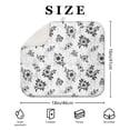 thumbnail image 4 of Pioneer Flower Floral Print Pattern Kitchen Dish Drying Mat 1 Pack, Ultra Absorbent Microfiber Drainer Mat, 16"x18", 4 of 6
