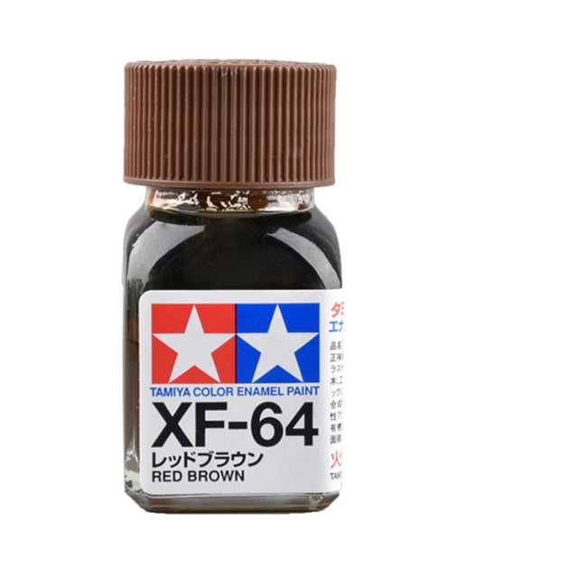 Tamiya XF-64 Flat Red Brown Enamel Paint 10ml for Scale Models Miniatures