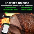 thumbnail image 5 of BYXAS Smart Bluetooth Wireless Meat Thermometer Digital- 600Ft Remote Range, LCD Screen, Ultra-Thin Probe, Waterproof, Multi Sensors Instant Read Thermometer for BBQ, Grill, Oven, Smoker, Kitchen, 5 of 10