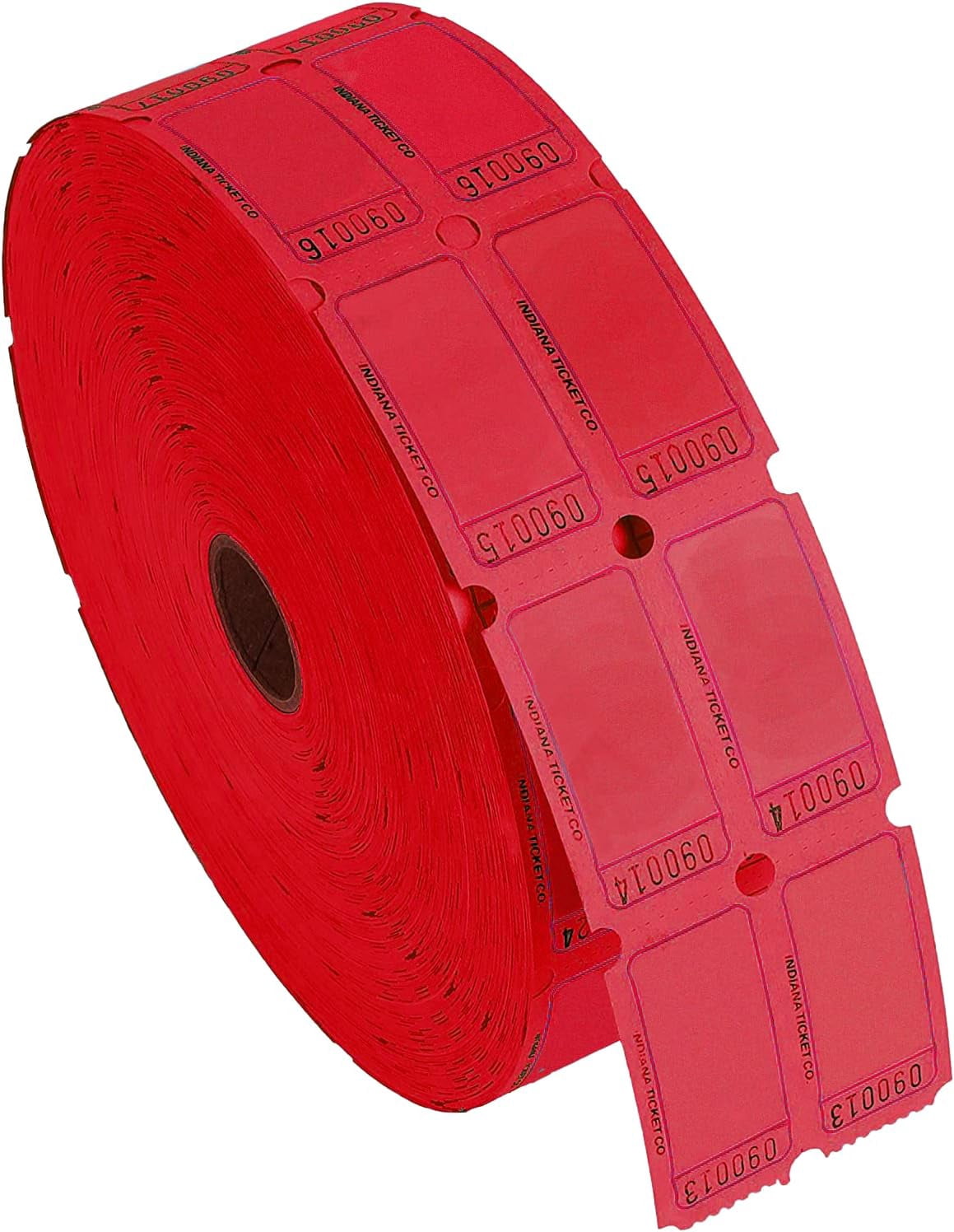 Lancaster Bingo Company Double Roll Raffle Blank Tickets - Full Set of 8 Colors (8 Rolls of 2000 Tickets Each)