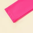 thumbnail image 5 of Girls Long Sleeve Swimsuit Toddler Kids Girls Swimwear Long Sleeve Quick Dry Sun Protection One Piece Rash Guard Swimsuit with Zipper Bathing Suits for Teens Hot Pink 1 Years-2 Years, 5 of 6