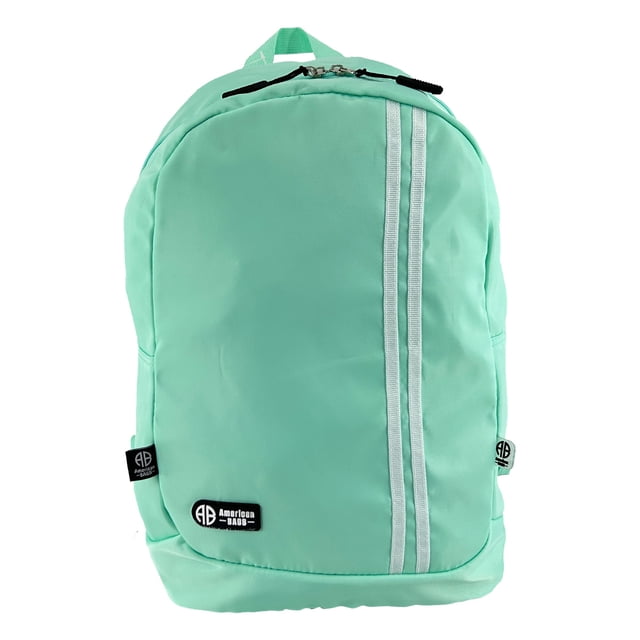 Mochila Escolar Juvenil American Bags color Menta