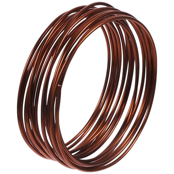 FONDOTIN Jewelry Beading Wire Aluminum Antique Bronze 1 Roll for Sculpting