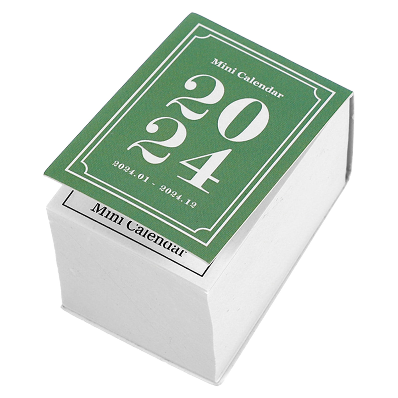 Standing Flipped Calendar 2024 Tabletop Calendar Household 2024 Calendar
