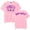 Pink, variant on Rhea Ripley Merch T-Shirt Women Men Casual Crewneck Short Sleeve Fashion Tee