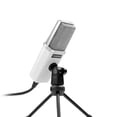 thumbnail image 2 of Takstar PCM-1200 Professional Condenser Microphones Dynamic Studio Sound Recording Podcast 3.5mm Plug Stereo for PC Laptop Skype Internet Chat Computer Mic With Tripod Stand Mount White, 2 of 7