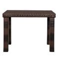 thumbnail image 2 of SESSLIFE Patio Bar Table, Brown Rattan Outdoor Dining Table, TE3021, 2 of 8