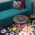 thumbnail image 2 of TOV Furniture Regina 19"H Transitional Metal Coffee Table in Black, 2 of 6