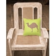 thumbnail image 2 of Carolines Treasures BB7645PW1818 F1 Hybrid Camel Green Fabric Decorative Pillow, 18 x 18 in., 2 of 2