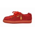 thumbnail image 3 of B0 NIB PU & MA Suede Haribo FL Poppy Red Suede Sneakers Shoes 382563-01 Size 8, 3 of 6