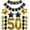50th birthday balloon, variant on TiokMc 30th Birthday Party Decorations Kit, Gold & Black Banner, Number 30 Balloons, Star & Latex Balloons, Complete 30 Years Old Party Supplies Set