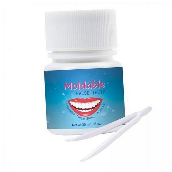 Cuentas de reparación de dientes,Cuentas de reparación de dientes temporales Espacio para dientes postizos,Juego de reparación de dientes Relleno de dientes multifuncional