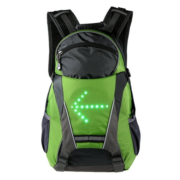 Mochila ciclismo 18L Ciclismo Bicicleta Mochila LED Luz de señal de giro Paquete de bolsa reflectant Tomshoo Mochila ciclismo
