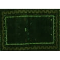 thumbnail image 1 of Ahgly Company Indoor Rectangle Abstract Green Contemporary Area Rugs, 3' x 5', 1 of 1