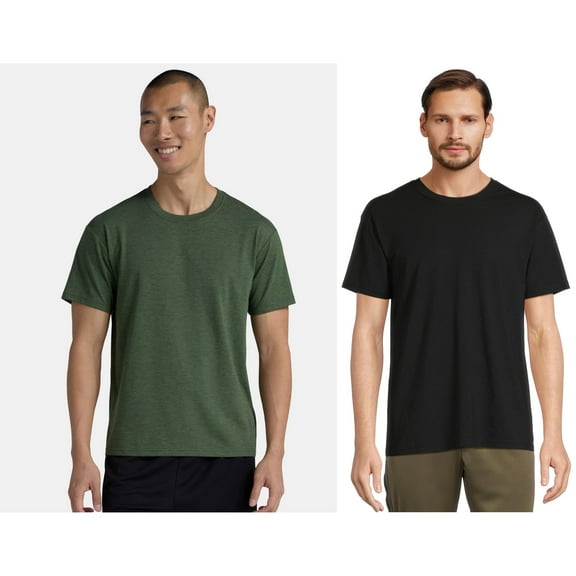 Athletic Works Men's and Big Men's Tri Blend Tee, Sizes XS-4XLT