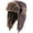 Brown, variant on Ushanka hat, Cap Men's Thunderhead Windproof Ski Cap Cold Ear Cap Baseball Caps, Black