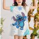 thumbnail image 2 of Vestido de princesa de Disney para niños, niña, cumpleaños, Pascua, juego de rol, Stitch, vestido para niños, vestido para mujeres, vestido para niños 2-12t6T Gao Jinjia LED, 2 of 2