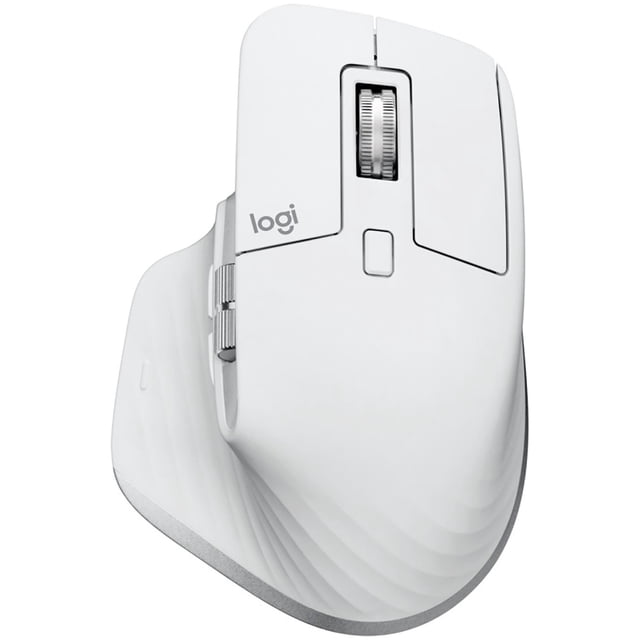 Mouse LOGITECH MX MASTER 3S 8000 DPI Optico Bluetooth blanco
