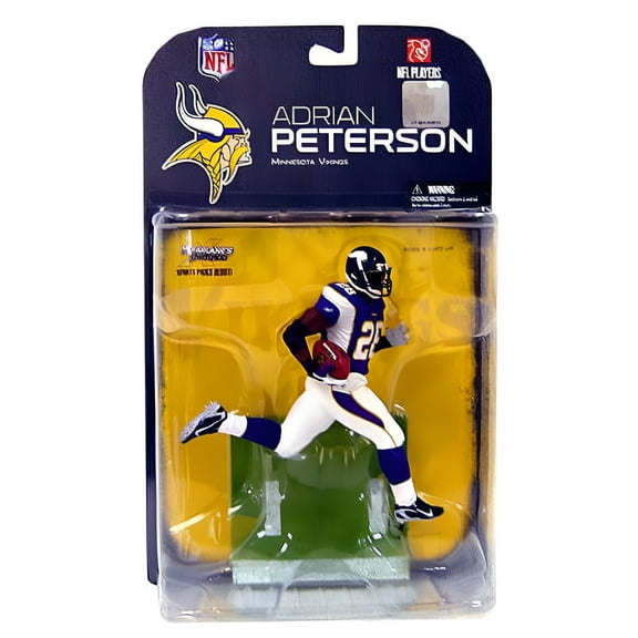 Adrian Peterson Action Figure Black Wrist Tape Variant NFL