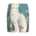 thumbnail image 7 of Daiia Celestial Cat And Flowers Mens Woven Stretch Pajama Short,Short Pajama Pants-3X-Large, 7 of 7