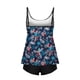 thumbnail image 5 of Camisetas para Mujeres Trajes de Baño de Dos Piezas Impresión Floral con Pantalones Cortos, Trajes de Baño Modestos para la Piscina Y la Playa, 5 of 5