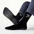 thumbnail image 4 of Yuanlong Women Socks Mid-Calf Yoga Non Dot Grip Socks Embroidery Bow Sports Fitness Hosiery, 4 of 4