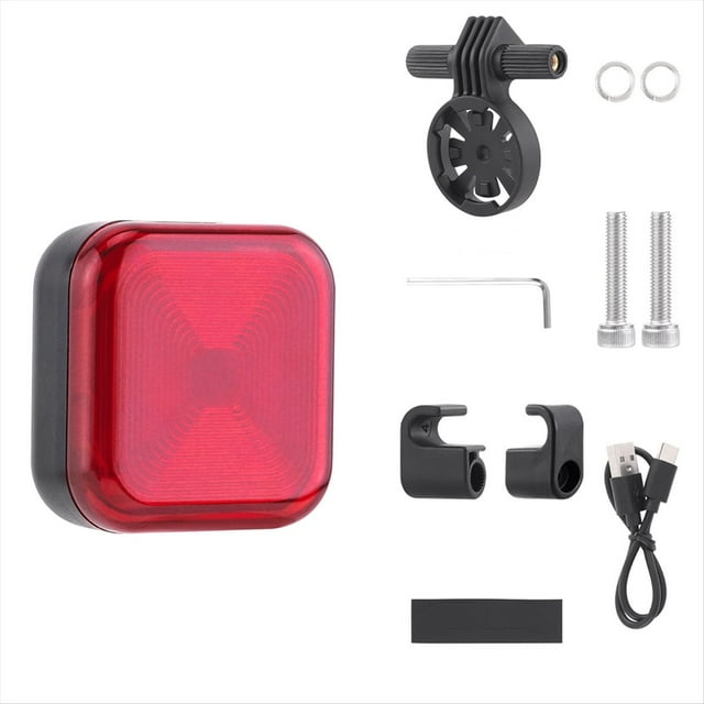Luz Trasera para Bicicleta de Liberación Rápida, Recargable, Intermitente, Accesorios.