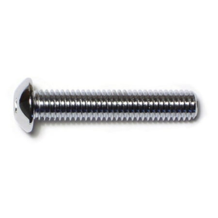 

3/8 -16 x 2 Chrome Grade 8 Button Head Socket Cap Screws (5 pcs.)
