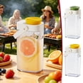 thumbnail image 6 of Cold Brew Coffee Maker Pitcher, Airtight Leakproof Iced Coffee Brewer with Filter Lid, BPA-Free Clear Container for Coffee, Tea, Water, 6 of 6