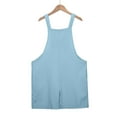 thumbnail image 6 of Girls Sleeveless Jumpsuit Summer Clothes for Girls Standard Straps Rompers with Pockets Cute Clothes 4-5 Years, 6 of 8
