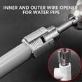 thumbnail image 3 of 1/2" & 3/4" Integrated Internal & External Pipe Threading Tool Electric Drill Pipe Thread Cutting Tool for PVC PPR Pipes, 3 of 5
