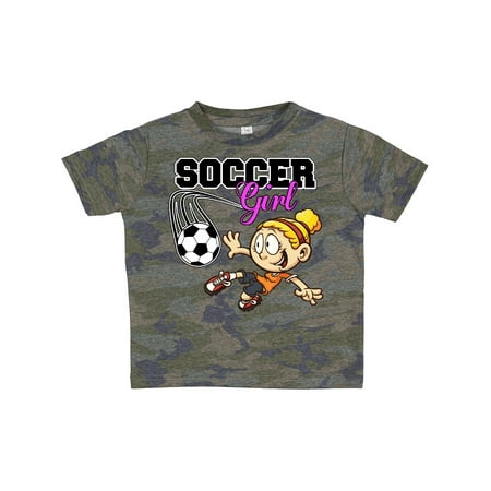 

Inktastic Soccer Girl Gift Toddler Toddler Girl T-Shirt