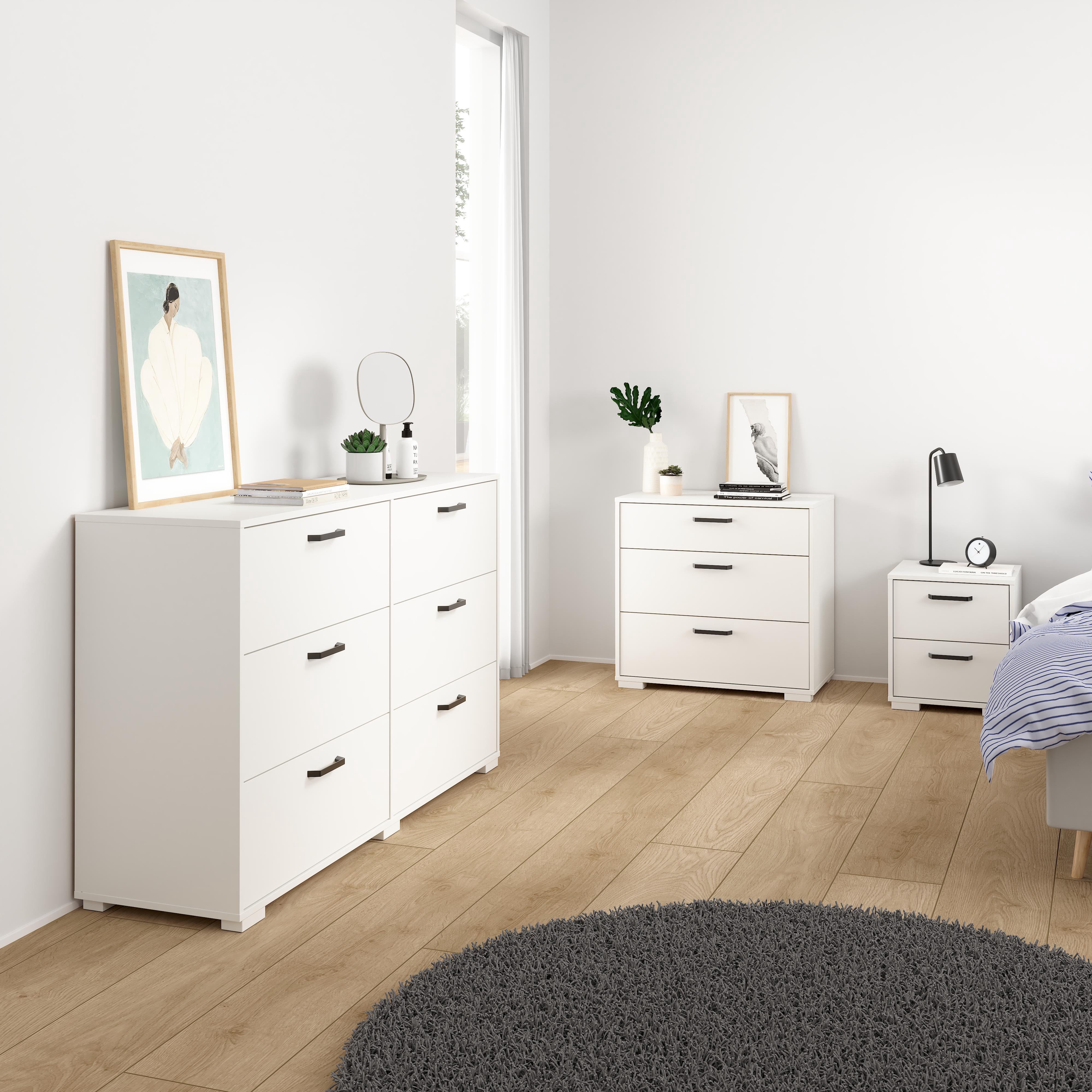 Tvilum Sofia 3-Piece Bedroom Set, White