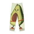 thumbnail image 4 of Easygdp Avocado1 Men's Pajama Pant, Sleep Elastic Waistband Lounge Pants - Large, 4 of 9