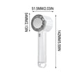 thumbnail image 3 of HCBY Semiconductor Ice Compress Handheld Fan with Carabiner, USB Rechargeable High-Wind Portable Fan, Ice Cooling Outdoor Fan with Clip, 3-Speed Compact Handheld Cooler, 3 of 9