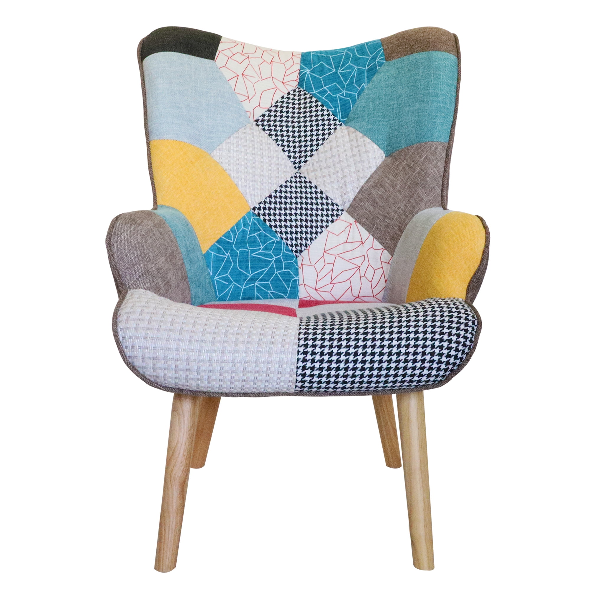 Resenkos Accent Chairs and Ottoman, Reading Chair for Bedroom