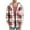 Beige-D, variant on Mens Plaid Shirts Jacket Check Print Pocket Long Sleeved Button Hooded Plaid Flannel Coat