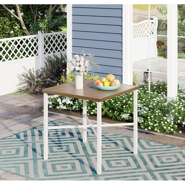 Sophia & William Patio Outdoor Bar Height Table Square Dining Table