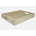 thumbnail image 2 of Mainstays 16-inch Blonde Wood Tray, Lightwood Finish, Rectangular Tray, 16inch x 12inch x 2.5inch, 2 of 6
