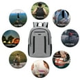 thumbnail image 6 of MAXTOP Ergonomic Multipurpose Durable Polyester 16 inch Laptop Bag with USB Charging Port, Gray, 6 of 6