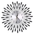 thumbnail image 1 of Reloj de metal con diamantes de imitación redondo en forma de sol, tienda de Ministerio del Interior, reloj colgante de cristal decorativo seitruly JJ15764-01, 1 of 6