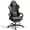 Black-PU, variant on Wasait Gaming Chair with Footrest Ergonomic Office Gamer Chair with Headrest and Massage Lumbar Cushion Racing Reclining Computer Game Chair for Adults, Blue